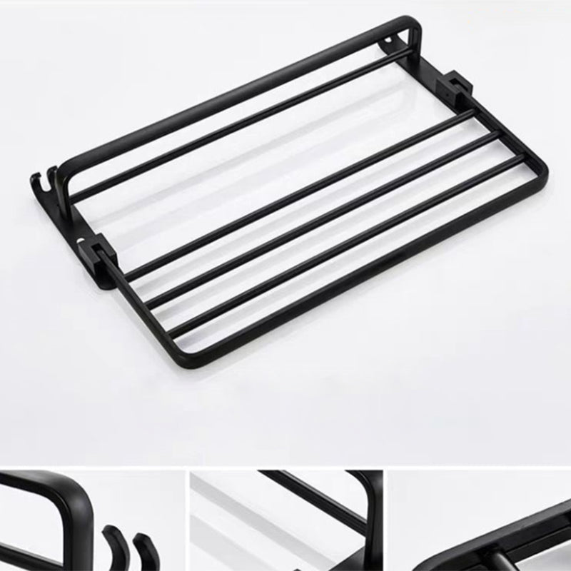 Lisslune | Modern Bathroom Accessories Set Towel Holder Black Soap Dish Bath Accessories Set