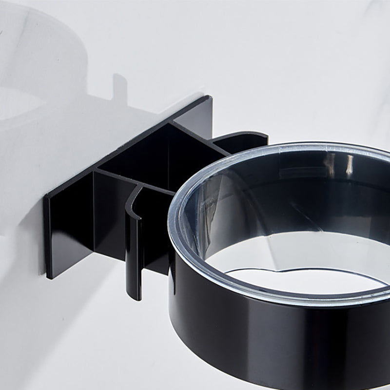 Lisslune | Modern Bathroom Accessories Set Towel Holder Black Soap Dish Bath Accessories Set