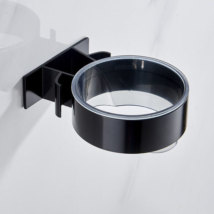 Lisslune | Modern Bathroom Accessories Set Towel Holder Black Soap Dish Bath Accessories Set
