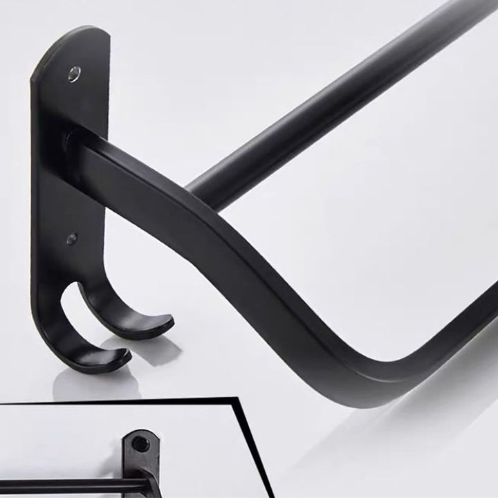 Lisslune | Modern Bathroom Accessories Set Towel Holder Black Soap Dish Bath Accessories Set