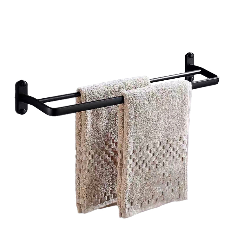Lisslune | Modern Bathroom Accessories Set Towel Holder Black Soap Dish Bath Accessories Set