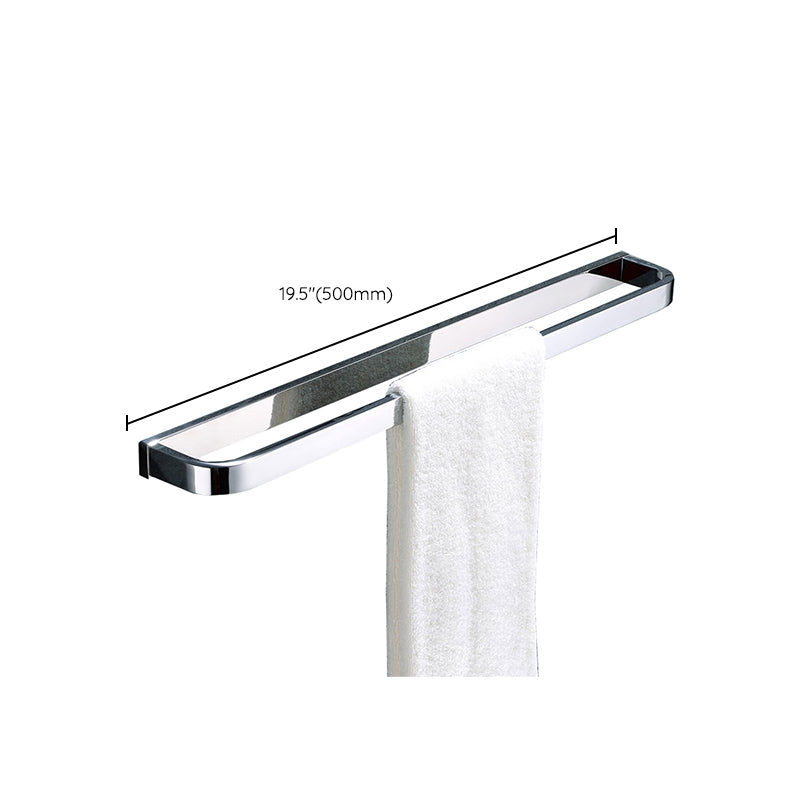 Lisslune | Polished Chrome Modern Bathroom Accessory Set made of Stainless Steel Towel Holder/Soap Dish