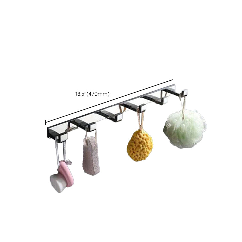 Lisslune | Polished Chrome Modern Bathroom Accessory Set made of Stainless Steel Towel Holder/Soap Dish