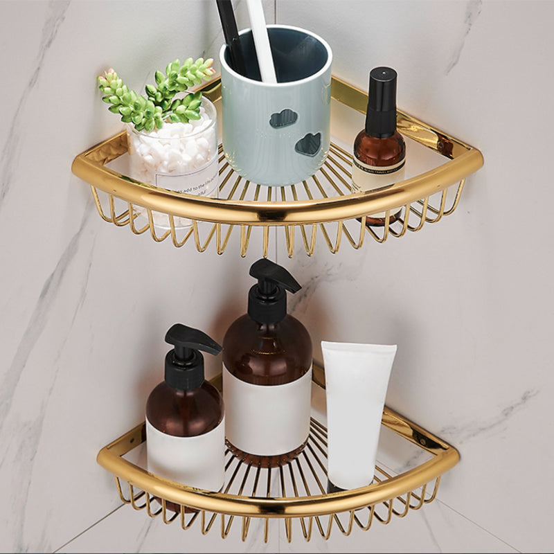 Lisslune | Modern Towel Bar Bathroom Hardware Set Bathroom Shelf Gold Bathroom Accessory Set