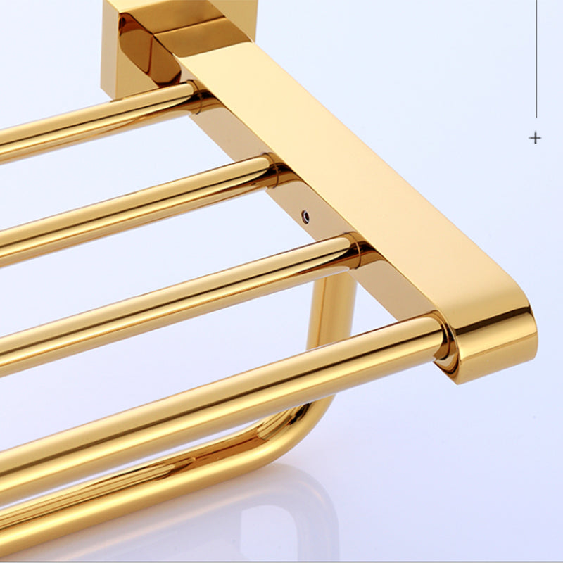 Lisslune | Modern Towel Bar Bathroom Hardware Set Bathroom Shelf Gold Bathroom Accessory Set