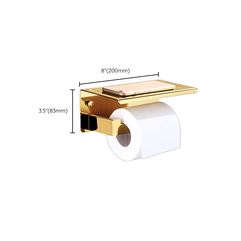 Lisslune | Modern Towel Bar Bathroom Hardware Set Bathroom Shelf Gold Bathroom Accessory Set