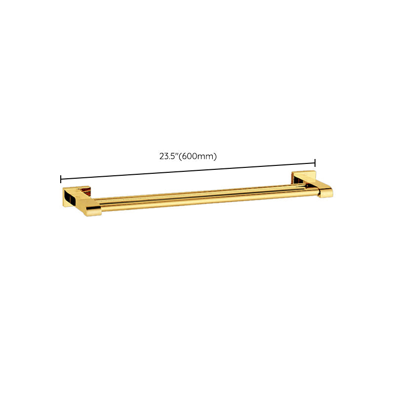 Lisslune | Modern Towel Bar Bathroom Hardware Set Bathroom Shelf Gold Bathroom Accessory Set