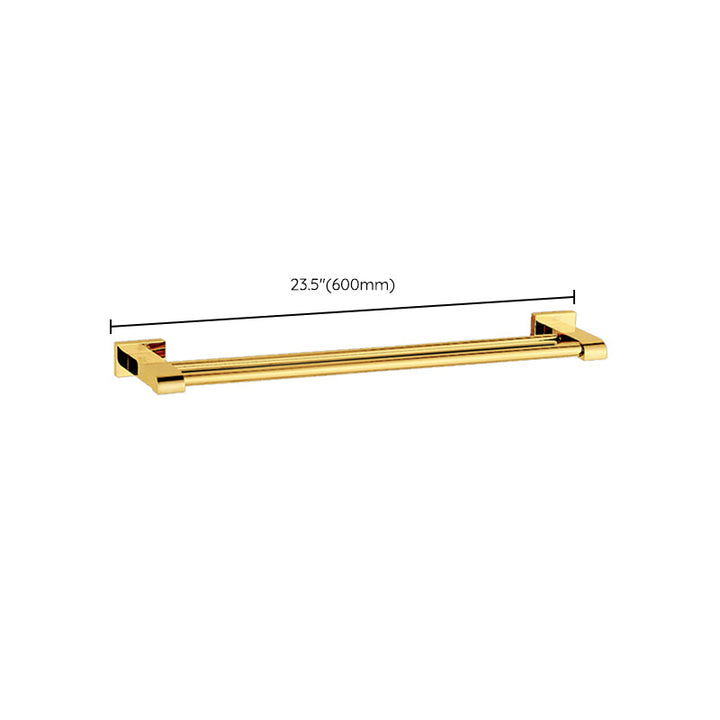 Lisslune | Modern Towel Bar Bathroom Hardware Set Bathroom Shelf Gold Bathroom Accessory Set