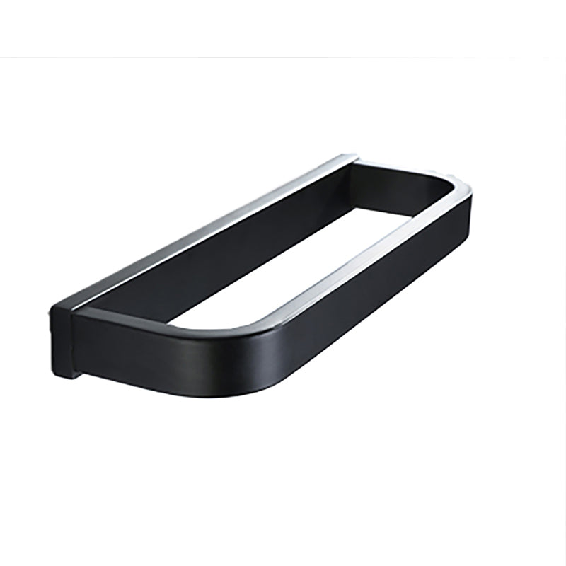 Lisslune | Modern Bathroom Hardware Set Bath Shelf Towel Bar Black Bath Hardware Set