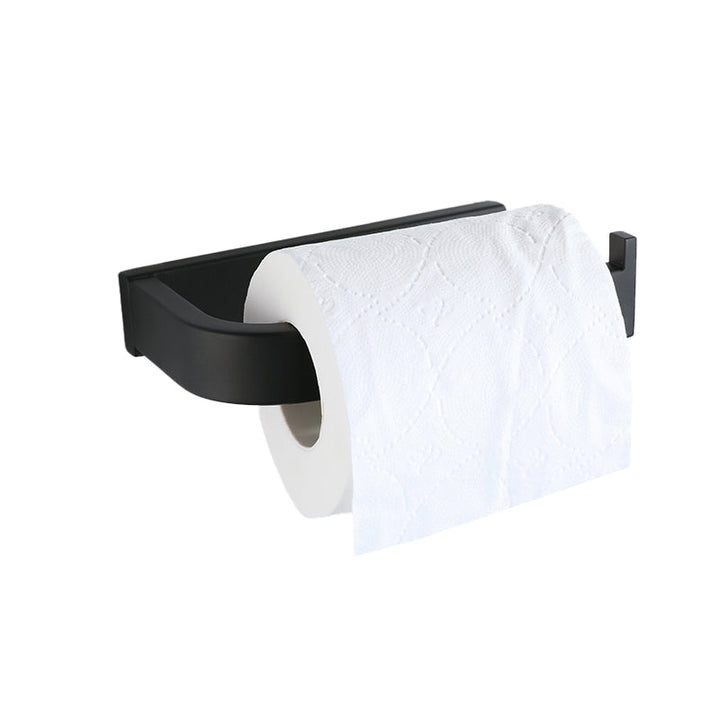 Lisslune | Modern Bathroom Hardware Set Bath Shelf Towel Bar Black Bath Hardware Set