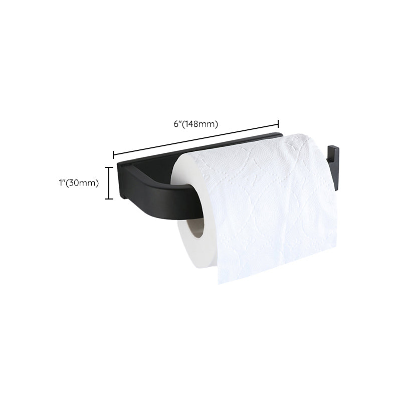 Lisslune | Modern Bathroom Hardware Set Bath Shelf Towel Bar Black Bath Hardware Set