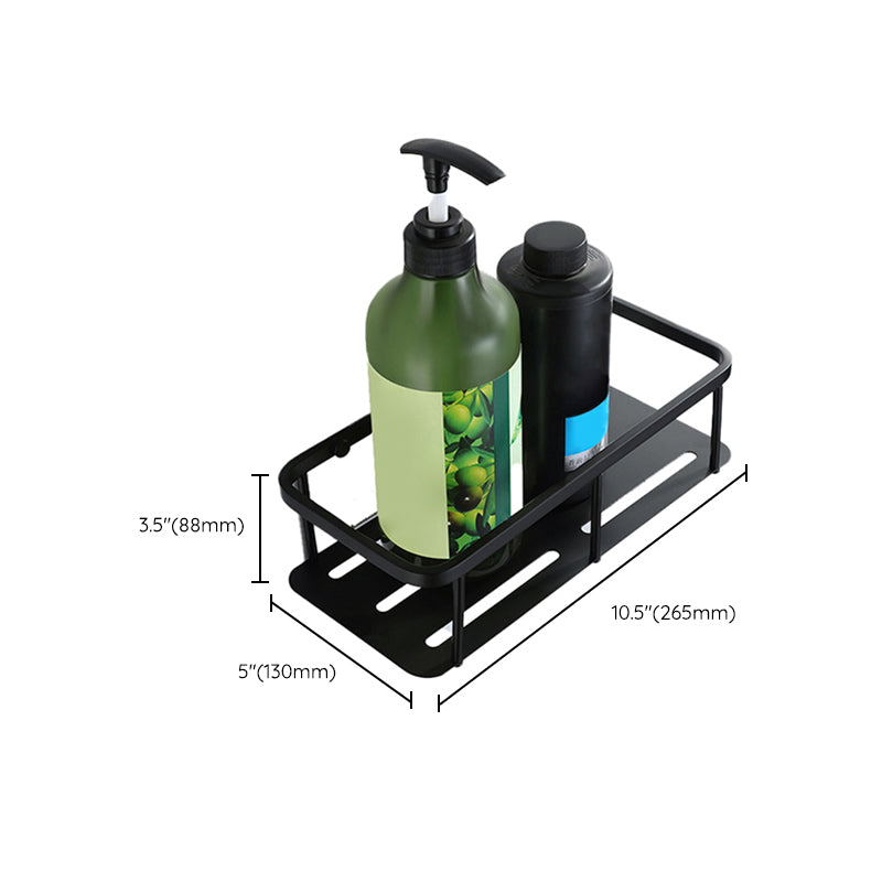 Lisslune | Modern Bathroom Hardware Set Bath Shelf Towel Bar Black Bath Hardware Set