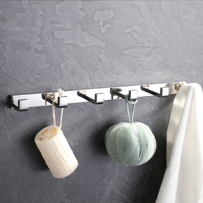 Lisslune | Modern Bathroom Element Set Paper Holder Gray Towel Bar Bathroom Accessory Set
