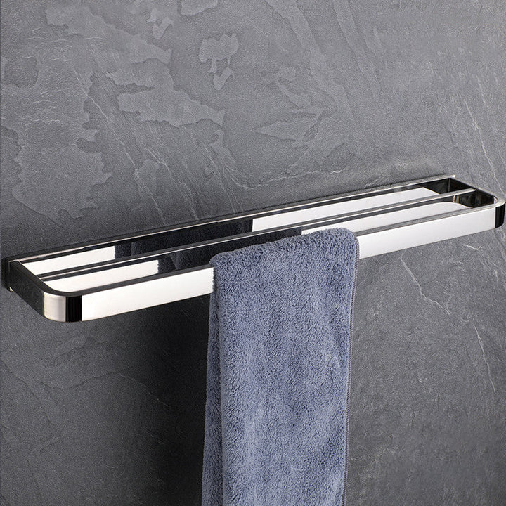 Lisslune | Modern Bathroom Element Set Paper Holder Gray Towel Bar Bathroom Accessory Set