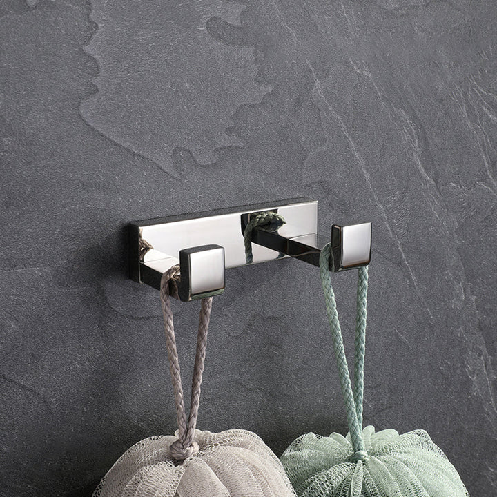 Lisslune | Modern Bathroom Element Set Paper Holder Gray Towel Bar Bathroom Accessory Set