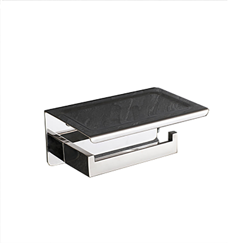 Lisslune | Modern Bathroom Element Set Paper Holder Gray Towel Bar Bathroom Accessory Set