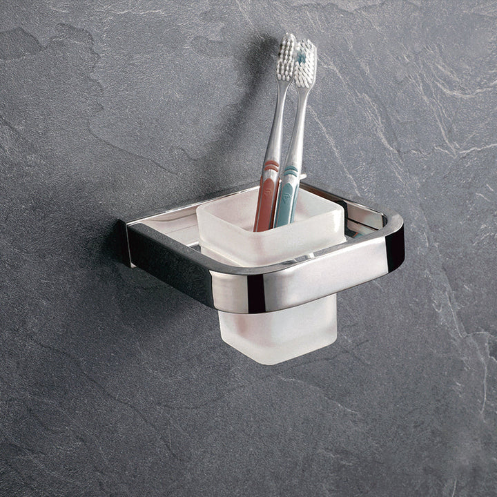 Lisslune | Modern Bathroom Element Set Paper Holder Gray Towel Bar Bathroom Accessory Set