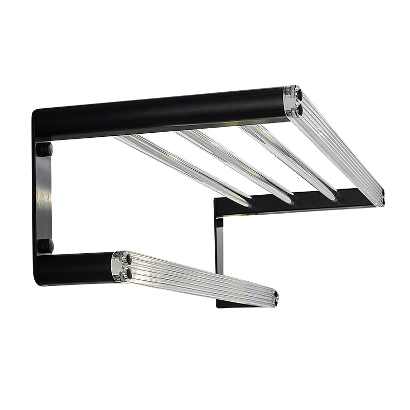 Lisslune | Modern Bathroom Accessory Set Shelf/Towel Holder & Bathrobe Hook included