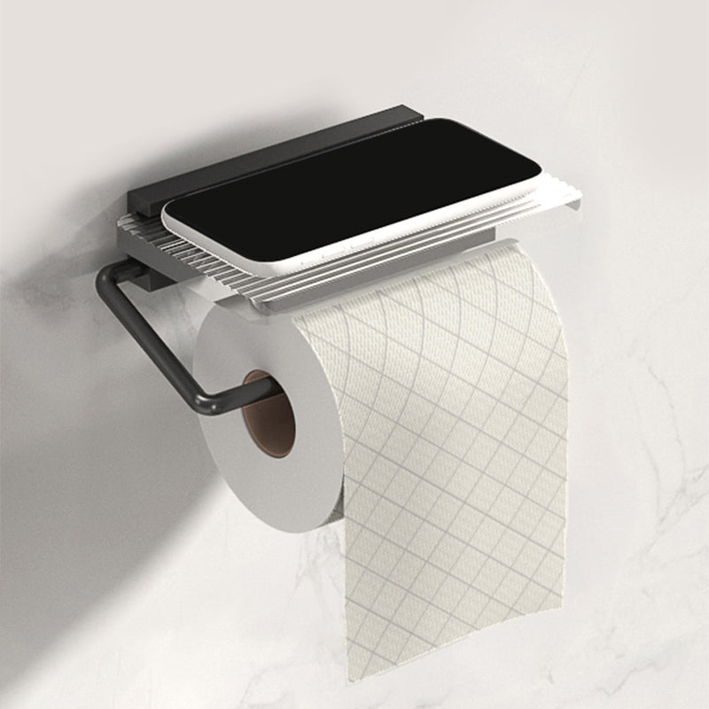 Lisslune | Modern Bathroom Accessory Set Shelf/Towel Holder & Bathrobe Hook included