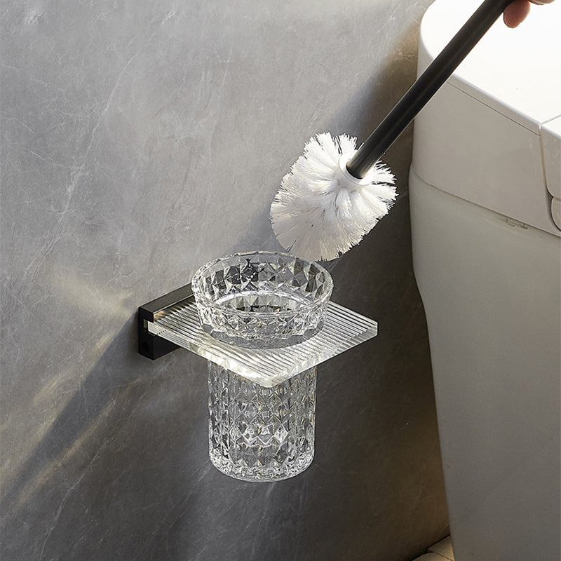 Lisslune | Modern Bathroom Accessory Set Shelf/Towel Holder & Bathrobe Hook included