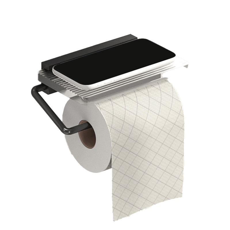 Lisslune | Modern Bathroom Accessory Set Shelf/Towel Holder & Bathrobe Hook included