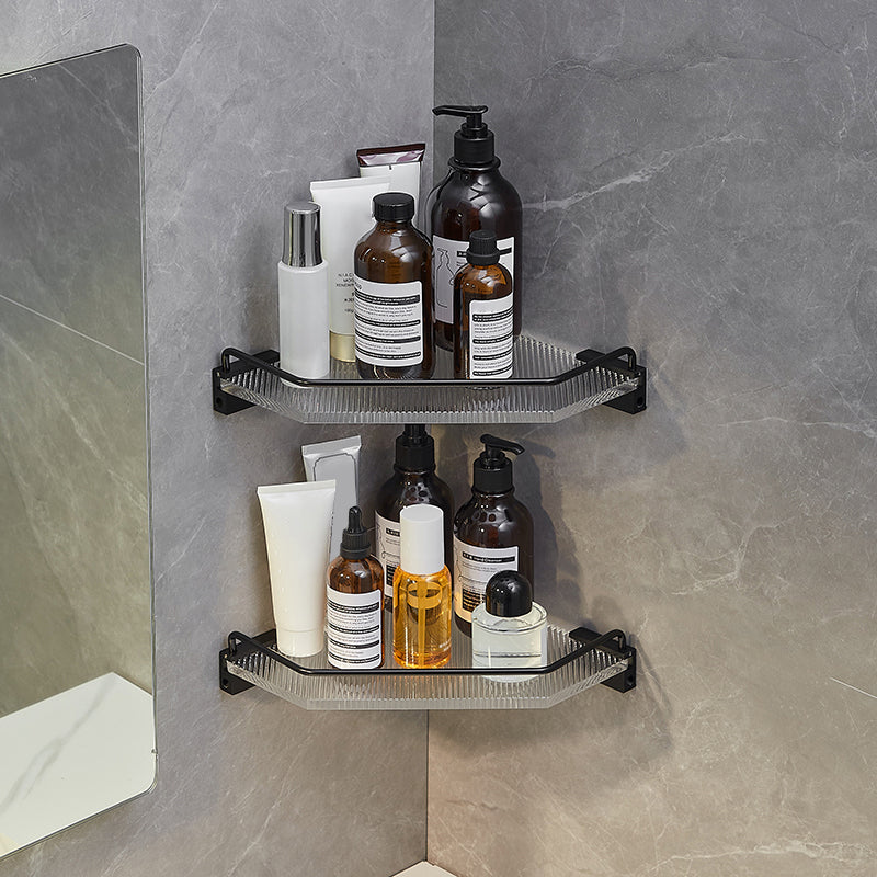 Lisslune | Modern Bathroom Accessory Set Shelf/Towel Holder & Bathrobe Hook included