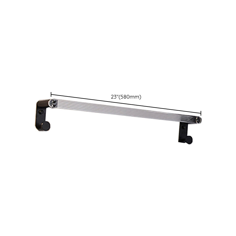 Lisslune | Modern Bathroom Accessory Set Shelf/Towel Holder & Bathrobe Hook included