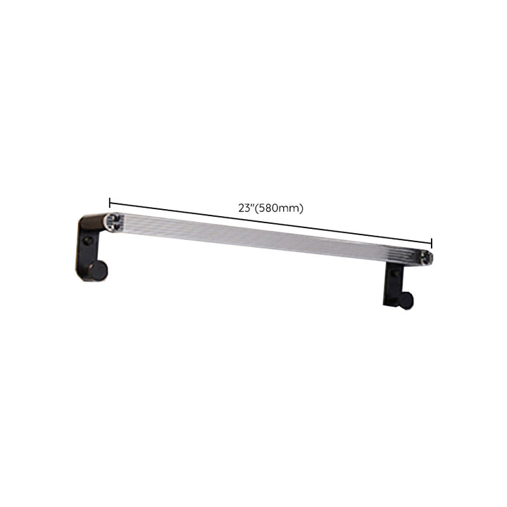 Lisslune | Modern Bathroom Accessory Set Shelf/Towel Holder & Bathrobe Hook included