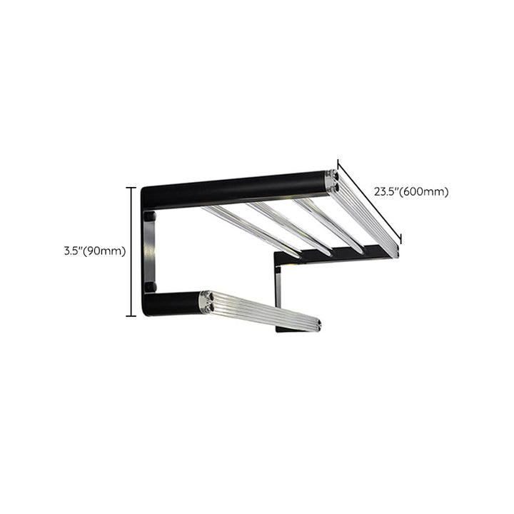 Lisslune | Modern Bathroom Accessory Set Shelf/Towel Holder & Bathrobe Hook included