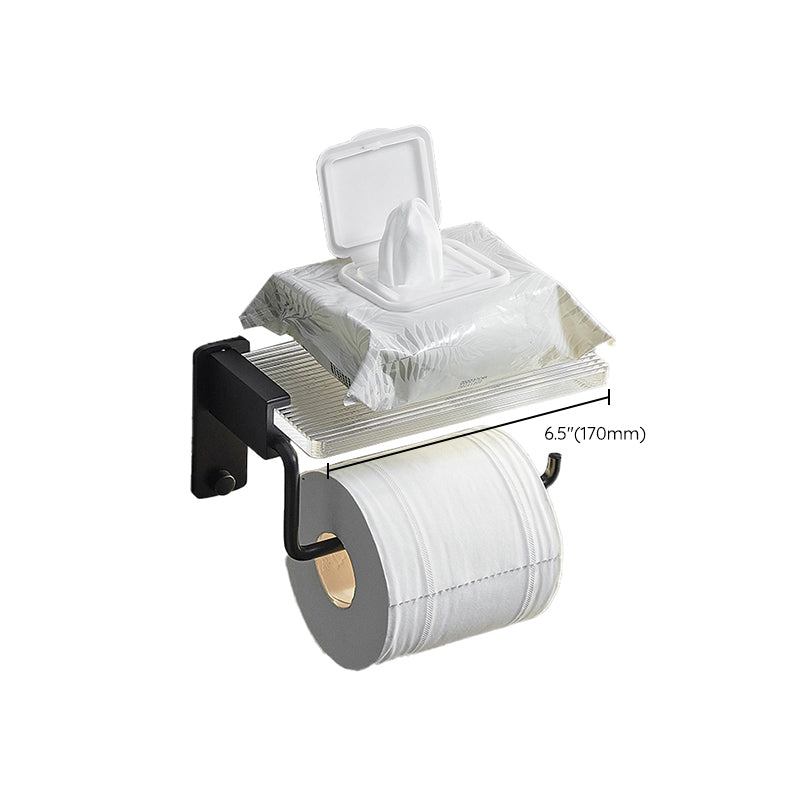 Lisslune | Modern Bathroom Accessory Set Shelf/Towel Holder & Bathrobe Hook included