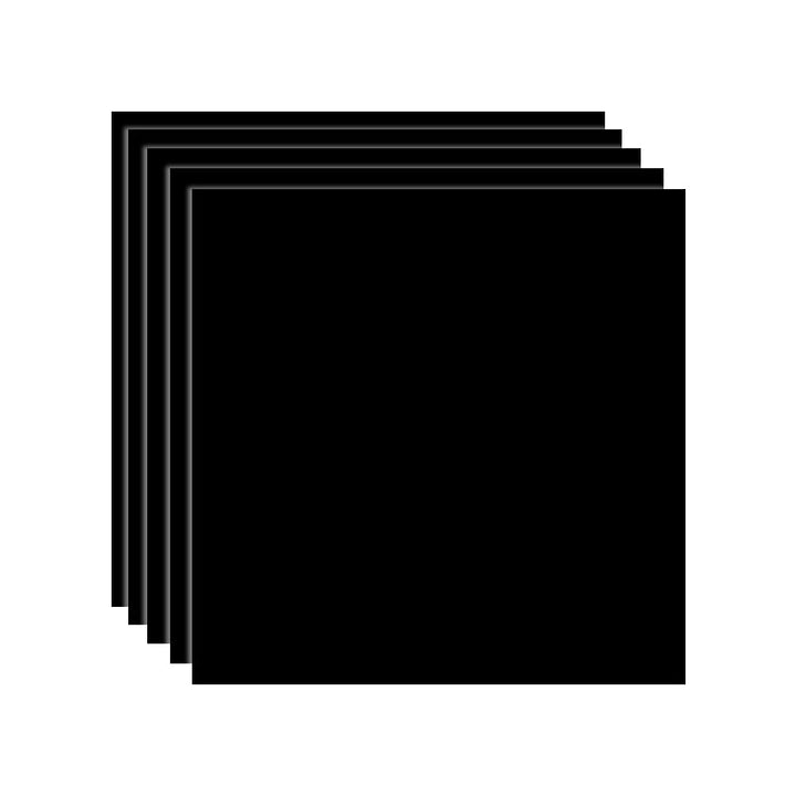 Lisslune | Modern Peel-and-Stick Tiles Vinyl Field Tile Square 5-Pack Peel & Stick Field Tile