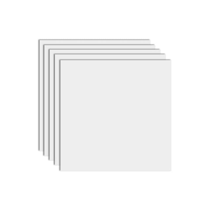 Lisslune | Modern Peel-and-Stick Tiles Vinyl Field Tile Square 5-Pack Peel & Stick Field Tile