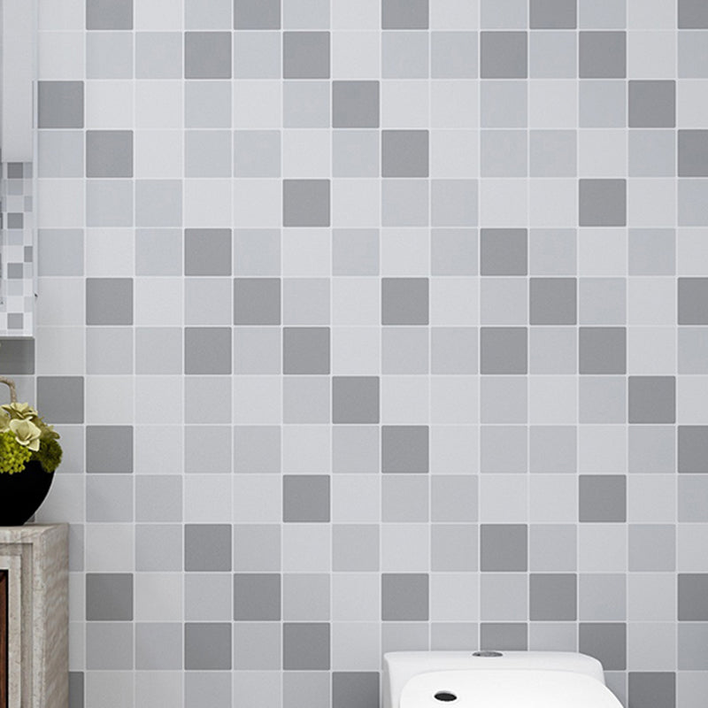 Lisslune | Modern Peel & Stick Tile Plastic Grid Peel/Stick Splash Guard Tile for Shower