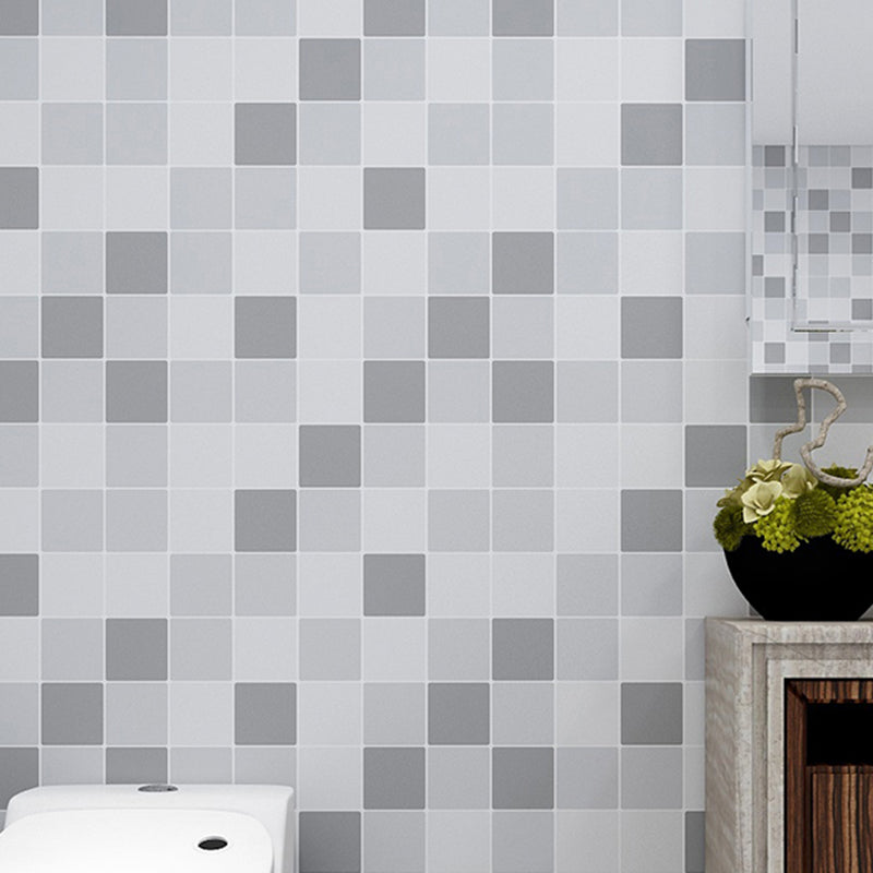 Lisslune | Modern Peel & Stick Tile Plastic Grid Peel/Stick Splash Guard Tile for Shower