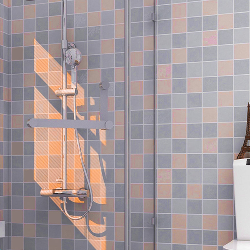 Lisslune | Modern Peel & Stick Tile Plastic Grid Peel/Stick Splash Guard Tile for Shower