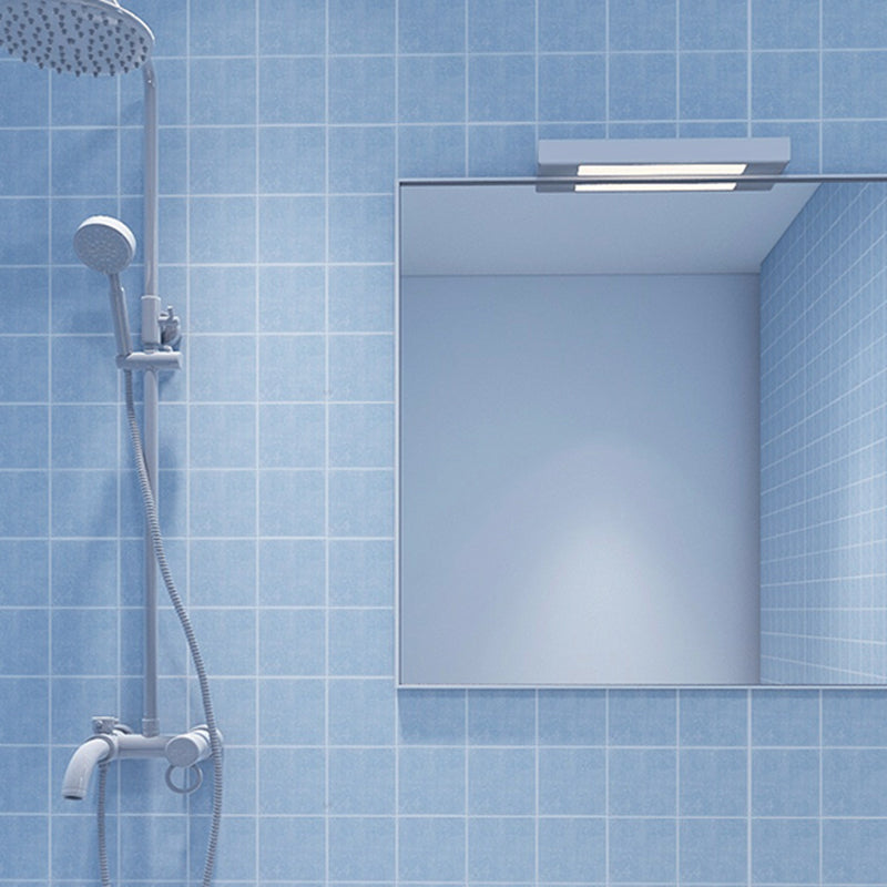 Lisslune | Modern Peel & Stick Tile Plastic Grid Peel/Stick Splash Guard Tile for Shower