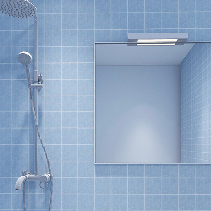 Lisslune | Modern Peel & Stick Tile Plastic Grid Peel/Stick Splash Guard Tile for Shower