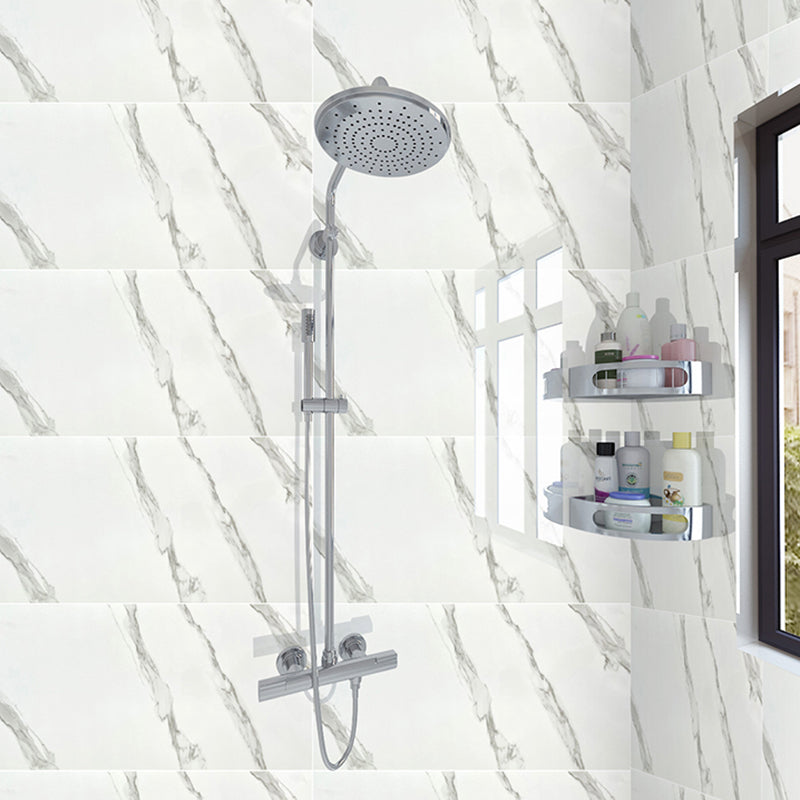 Lisslune | Rectangular Peel and Stick Back Wall Tile Modern Tile-Peel & Stick