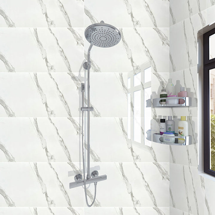 Lisslune | Rectangular Peel and Stick Back Wall Tile Modern Tile-Peel & Stick