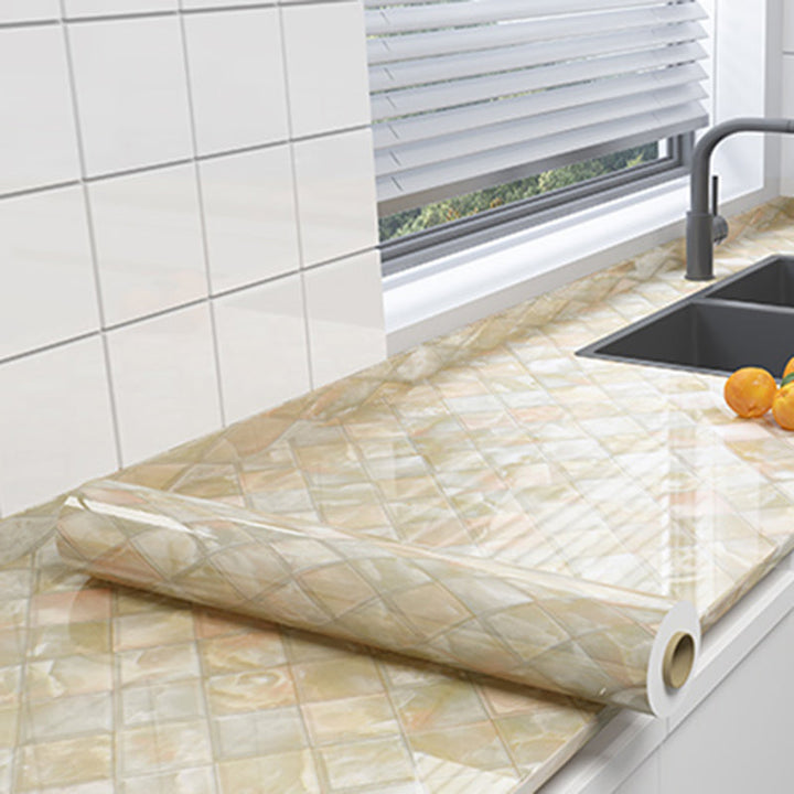 Lisslune | Rectangular Peel & Stick Mosaic Tile Modern PVC Peel & Stick Field Tile