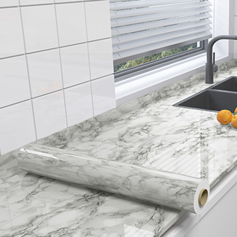 Lisslune | Rectangular Peel & Stick Mosaic Tile Modern PVC Peel & Stick Field Tile