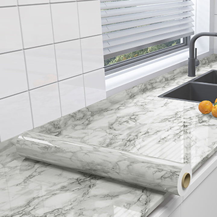 Lisslune | Rectangular Peel & Stick Mosaic Tile Modern PVC Peel & Stick Field Tile
