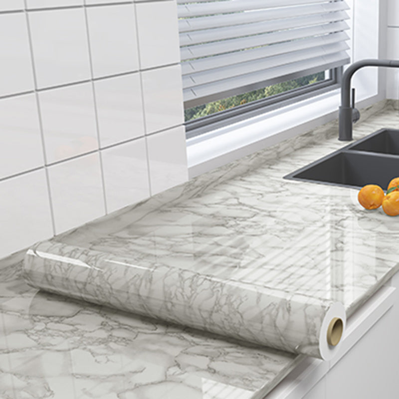 Lisslune | Rectangular Peel & Stick Mosaic Tile Modern PVC Peel & Stick Field Tile