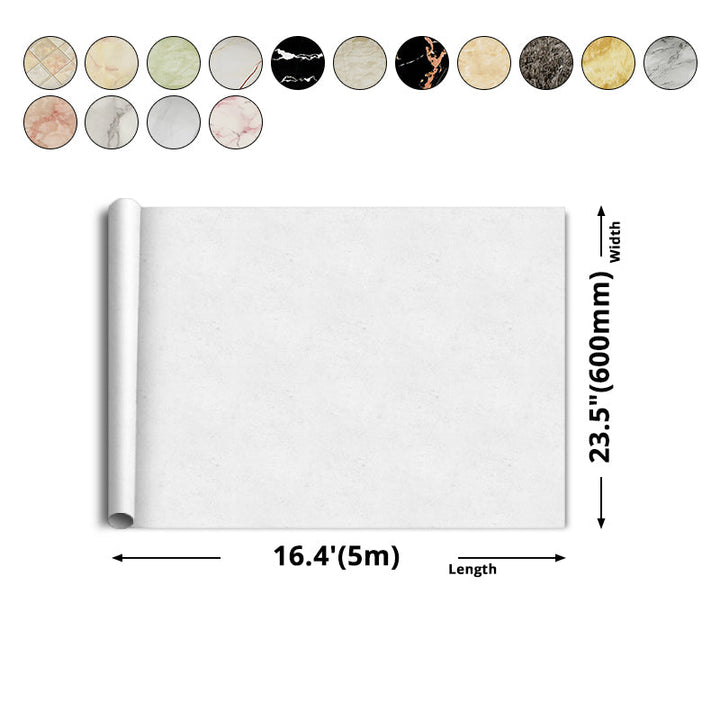Lisslune | Rectangular Peel & Stick Mosaic Tile Modern PVC Peel & Stick Field Tile