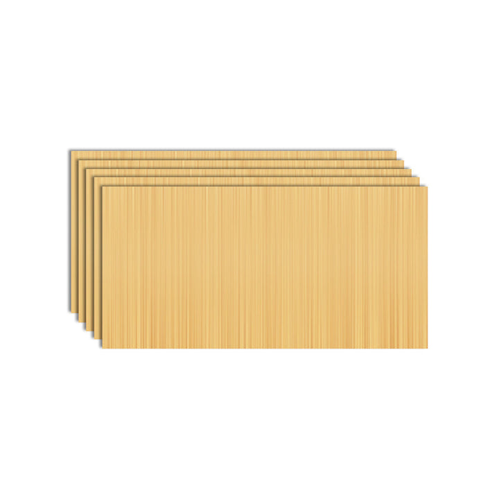 Lisslune | Modern Peel & Stick Field Tiles Plastic Rectangular Grid 5-Pack Wallpaper for the Kitchen