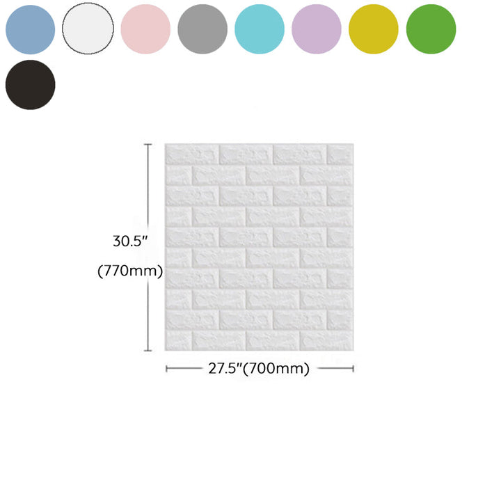 Lisslune | Modern Wall Access Panel PVC 3D-embossed Peel and Stick Soundproof Cladding