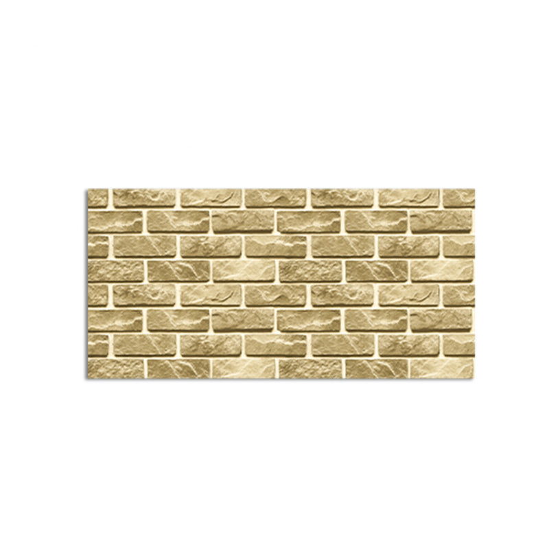Lisslune | Industrial Wall Ceiling 3D Artificial Brick Living Room Peel and Stick Covering (5-Pack)