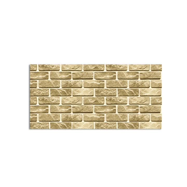 Lisslune | Industrial Wall Ceiling 3D Artificial Brick Living Room Peel and Stick Covering (5-Pack)