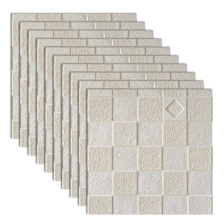 Lisslune | Modern wall cladding 3D embossed PVC self-adhesive waterproof wall access panel