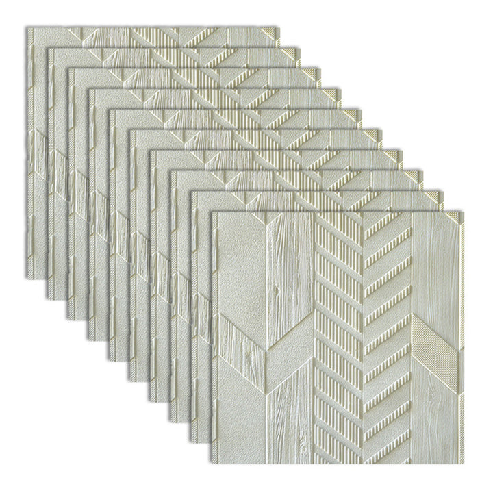 Lisslune | Modern wall cladding 3D embossed PVC self-adhesive waterproof wall access panel